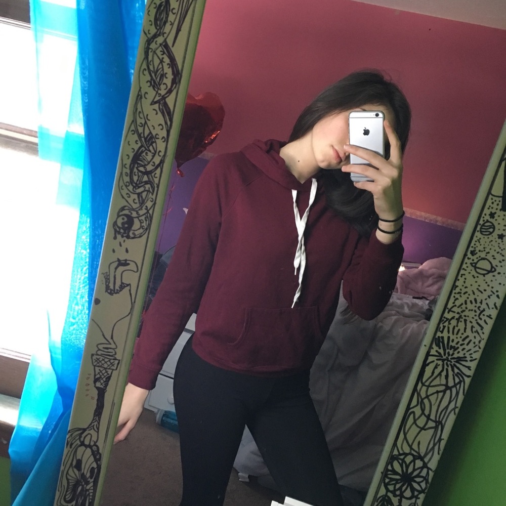 Forever 21 string hoodie